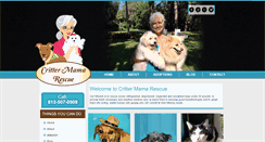 Desktop Screenshot of crittermamarescue.org